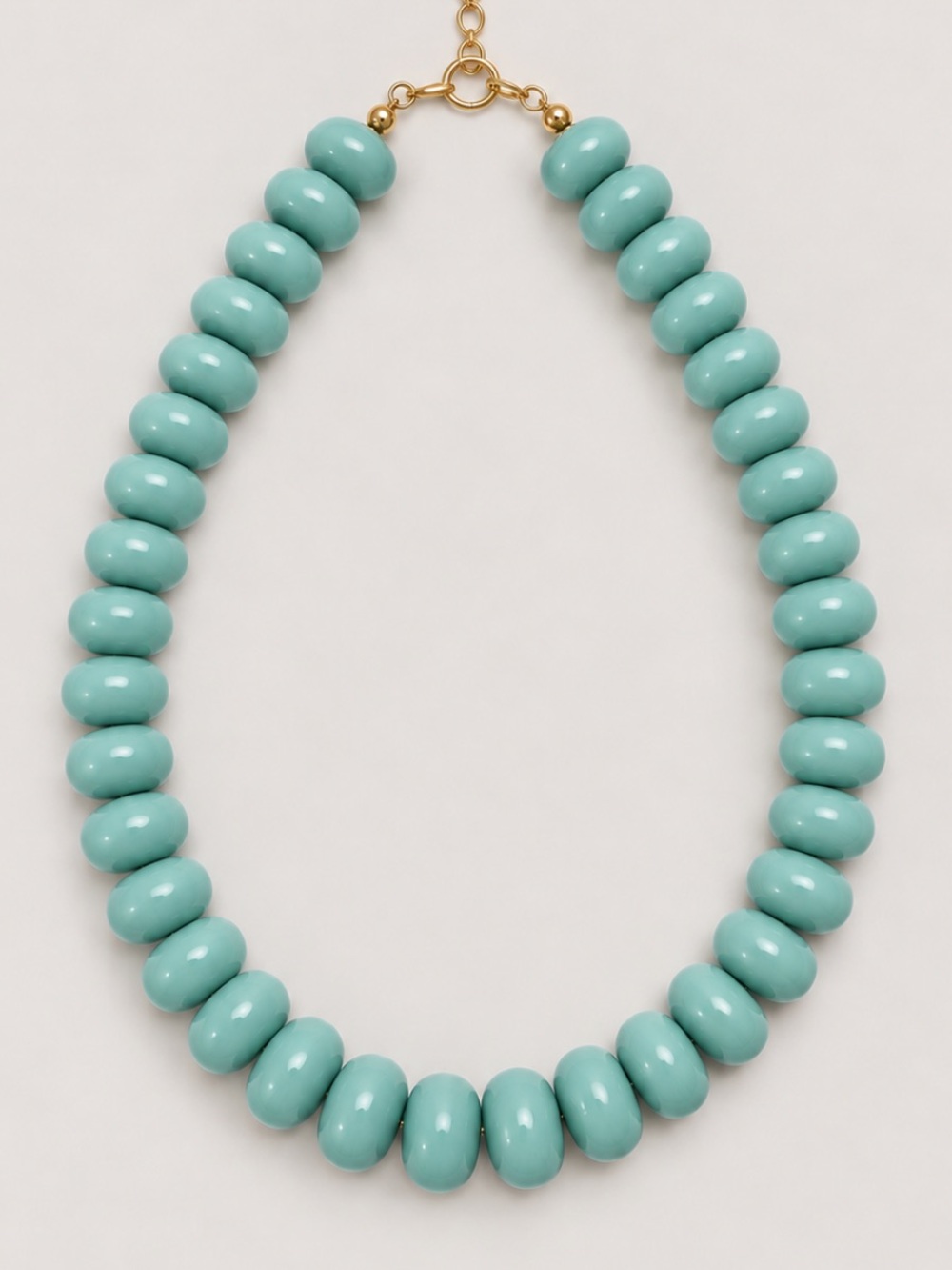 New! Turquoise Mint Beaded Statement Necklace NWOT